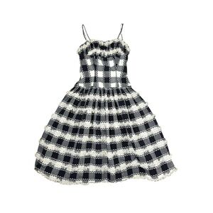 Vintage | 1950’s True Vintage Lou-Ette California Gigham Ruffle and Lace Dress